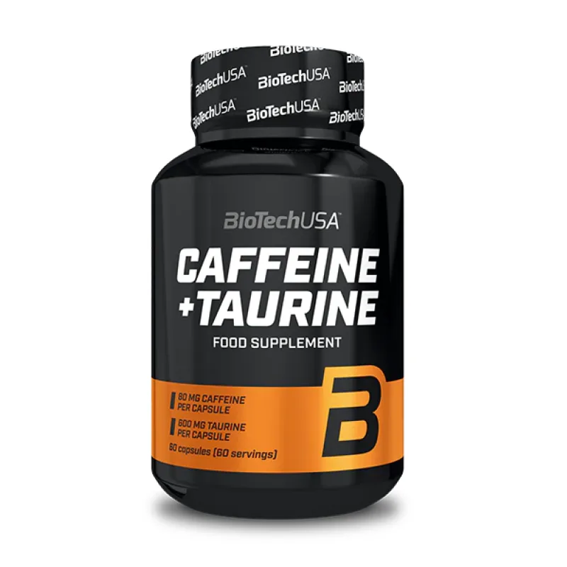 Caffein+Taurine - 60 kapsúl - BioTech USA