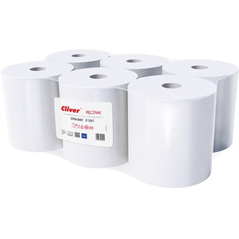 Lamix 5944 R CLIVER 130 m 2V papierové uteráky biele 6 ks