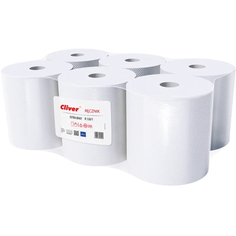 Lamix 5944 R CLIVER 130 m 2V papierové uteráky biele 6 ks
