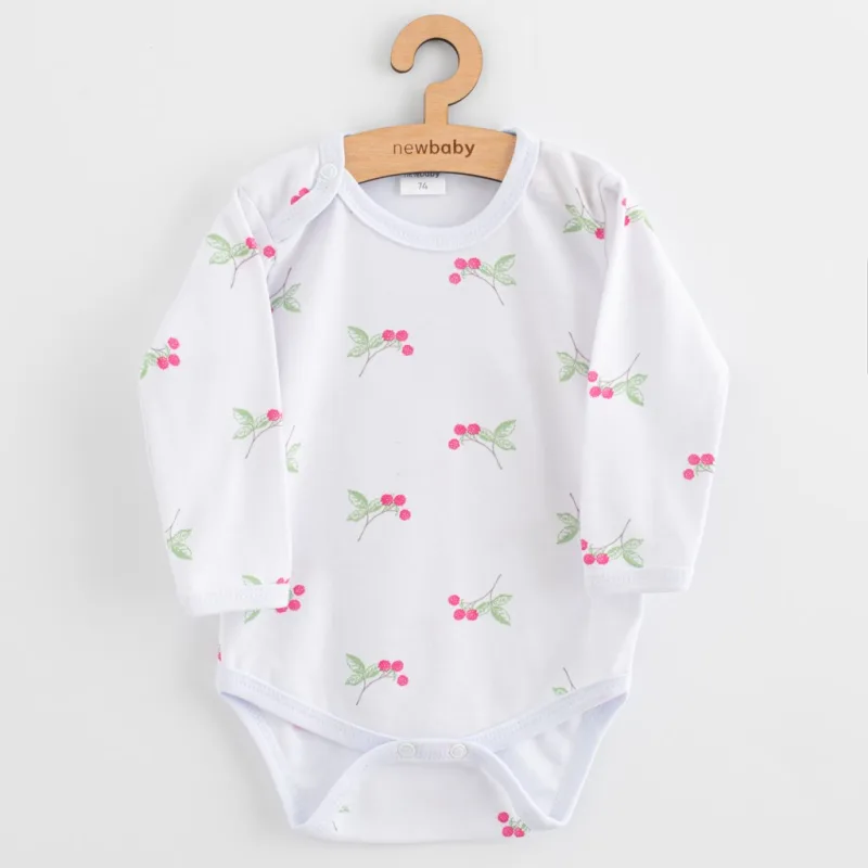 Dojčenské body New Baby Classic II raspberry