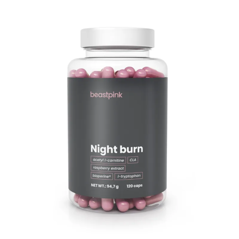 Spaľovač tukov Night Burn 120 kapsúl - BeastPink