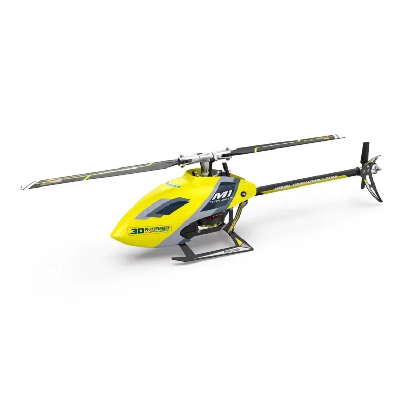 OMP M1 EVO RC 3D vrtulník BNF-Žlutá