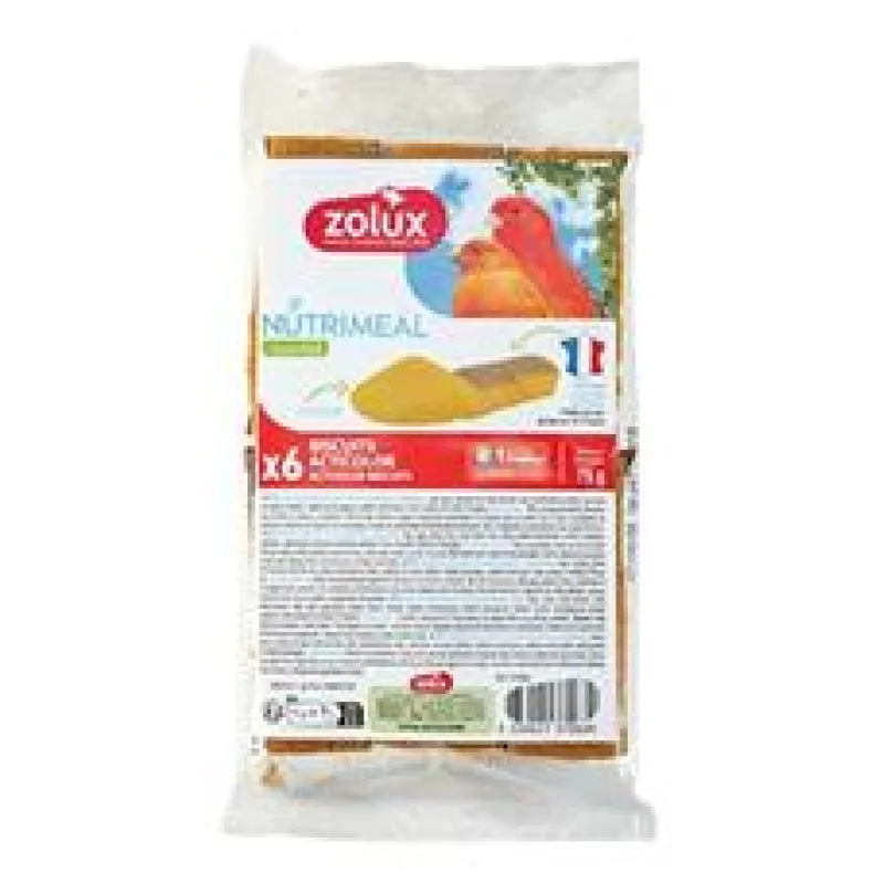 Poch. NUTRIMEAL Cookies exoti acticolor 6ks Zolux 6ks