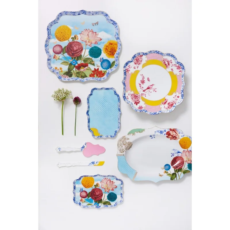 Pip Studio Royal Multi oválný servírovací tác 40x28.5cm, barevný