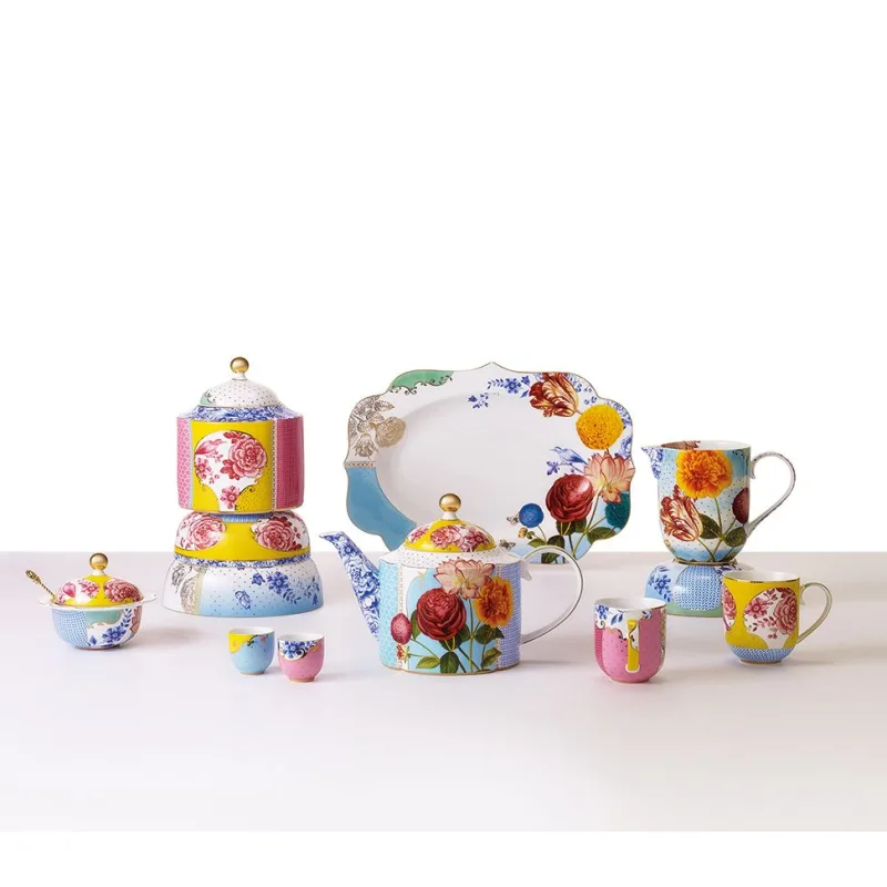 Pip Studio Royal Multi oválný servírovací tác 40x28.5cm, barevný