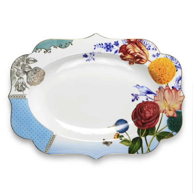 Pip Studio Royal Multi oválný servírovací tác 40x28.5cm, barevný