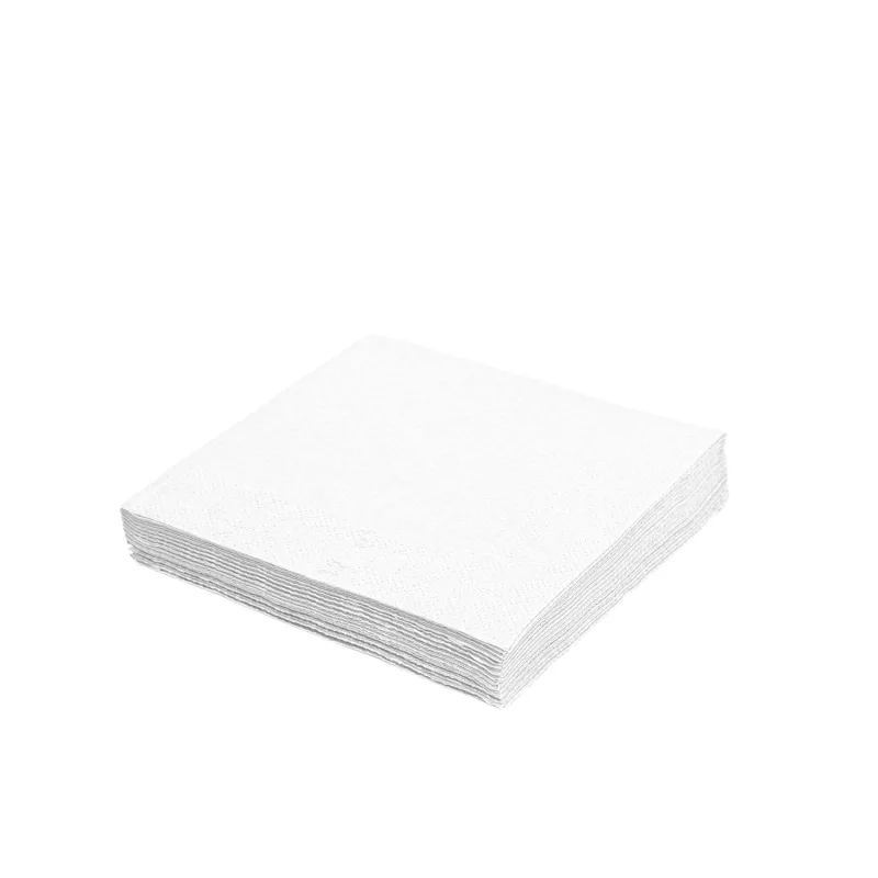 Ubrousky 1-vrstvé 24 x 24 cm bílé [500 ks] (70524 - 6N,)