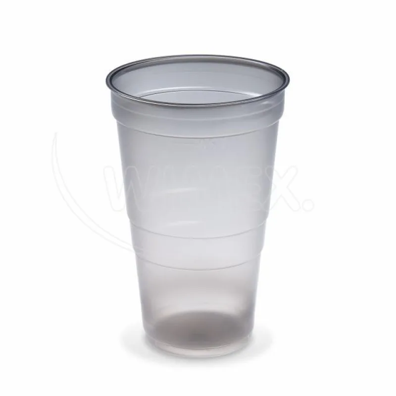 Kelímek vratný 0,5 l Reware Cheers, kouřový (PP) [25 ks] (PP750)