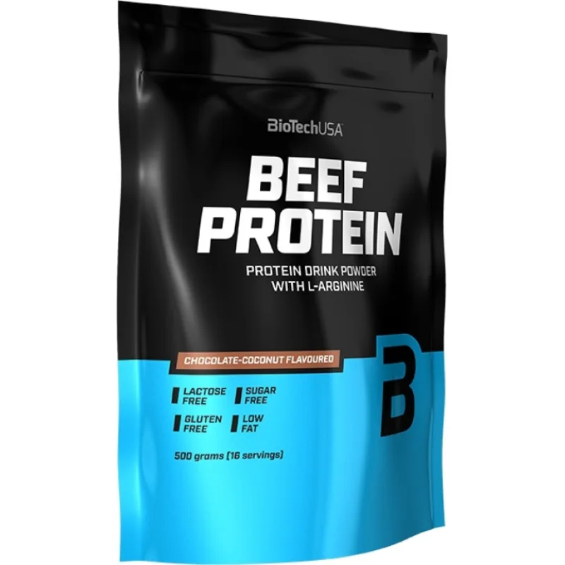 Beef Protein 500 g - BioTech USA Príchuť: Jahoda