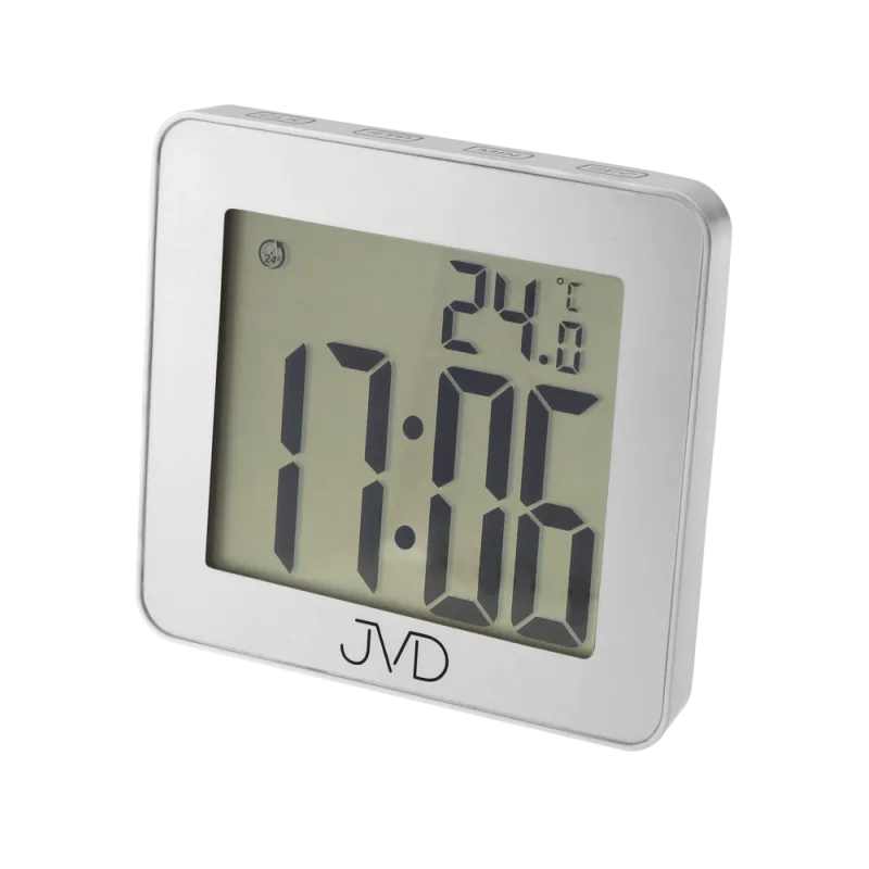 JVD Koupelnové hodiny stříbrné JVD SH8209.1