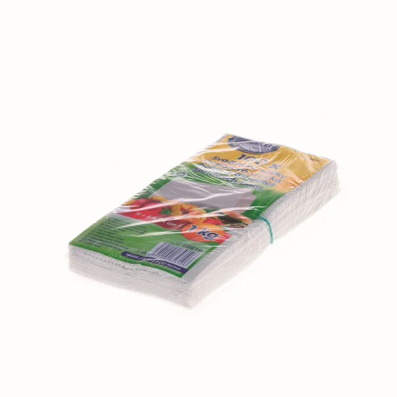 Svačinové papírové sáčky bílé 1 kg (12+5 x 24 cm) [100 ks] (65610)