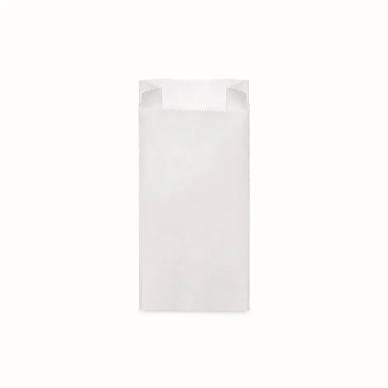 Svačinové papírové sáčky bílé 1 kg (12+5 x 24 cm) [100 ks] (65610)