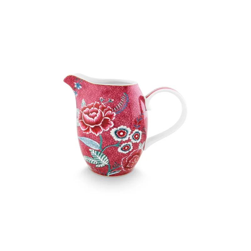Pip Studio Flower Festival džbán 950ml, růžový