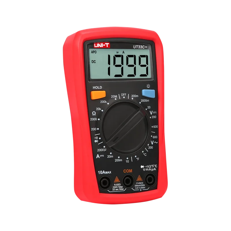 Univerzálny multimeter Uni-T UT33C+ AC a DC 600V Kontrola kontinuity obvodu MIE0327