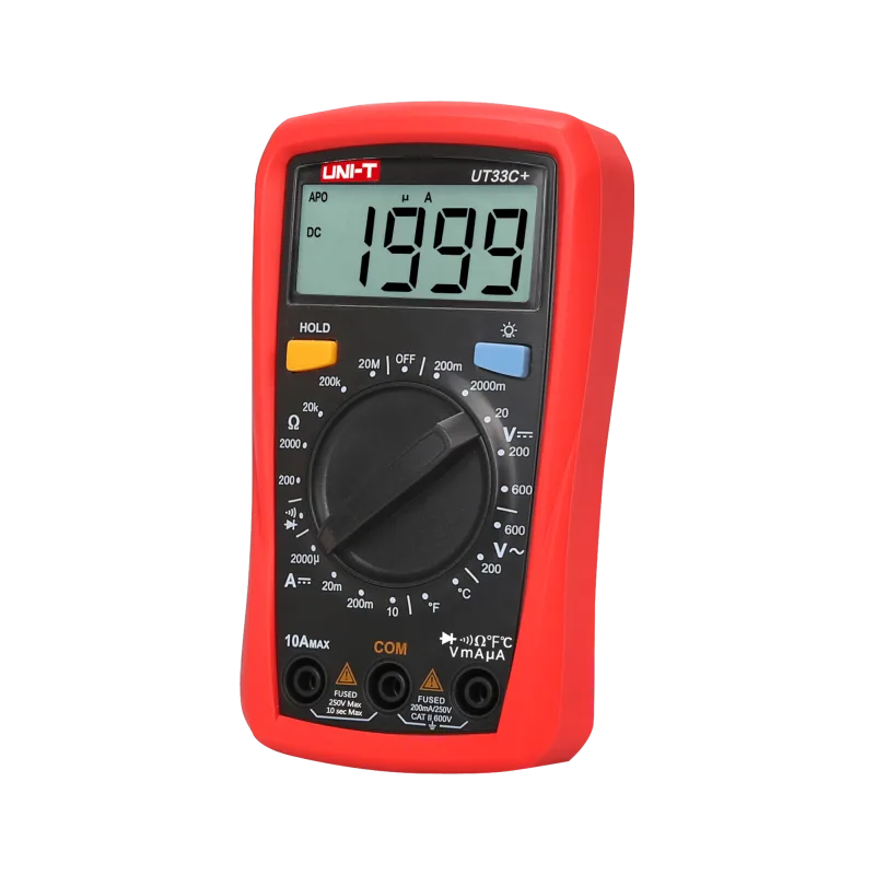 Univerzálny multimeter Uni-T UT33C+ AC a DC 600V Kontrola kontinuity obvodu MIE0327