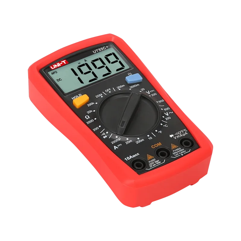 Univerzálny multimeter Uni-T UT33C+ AC a DC 600V Kontrola kontinuity obvodu MIE0327