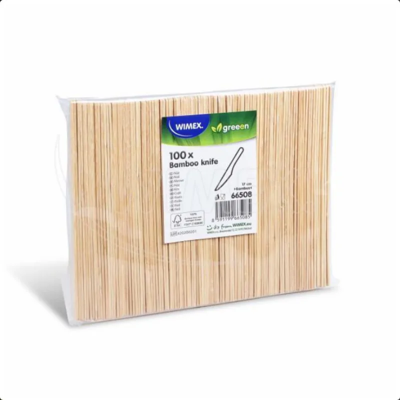 Nůž bambusový (100 % FSC) 17 cm [100 ks] (66508)
