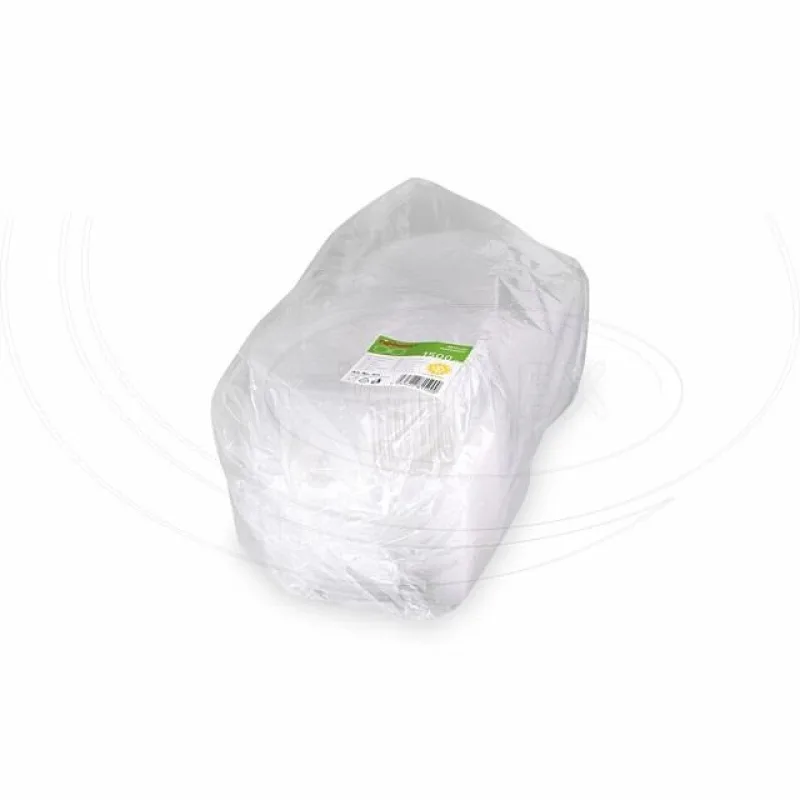Miska osmiboká průhledná s víčkem 1500 ml (PP) [25 ks] (PP815)