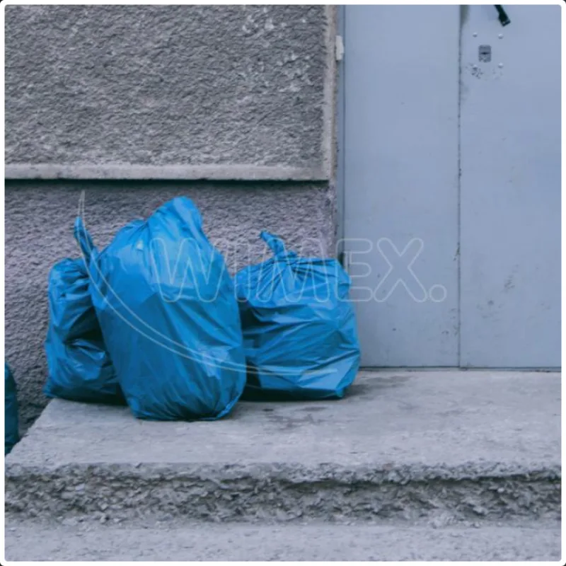 Pytle na odpadky 120 l modré 70 x 110 cm (Typ 80) [15 ks] (69797)