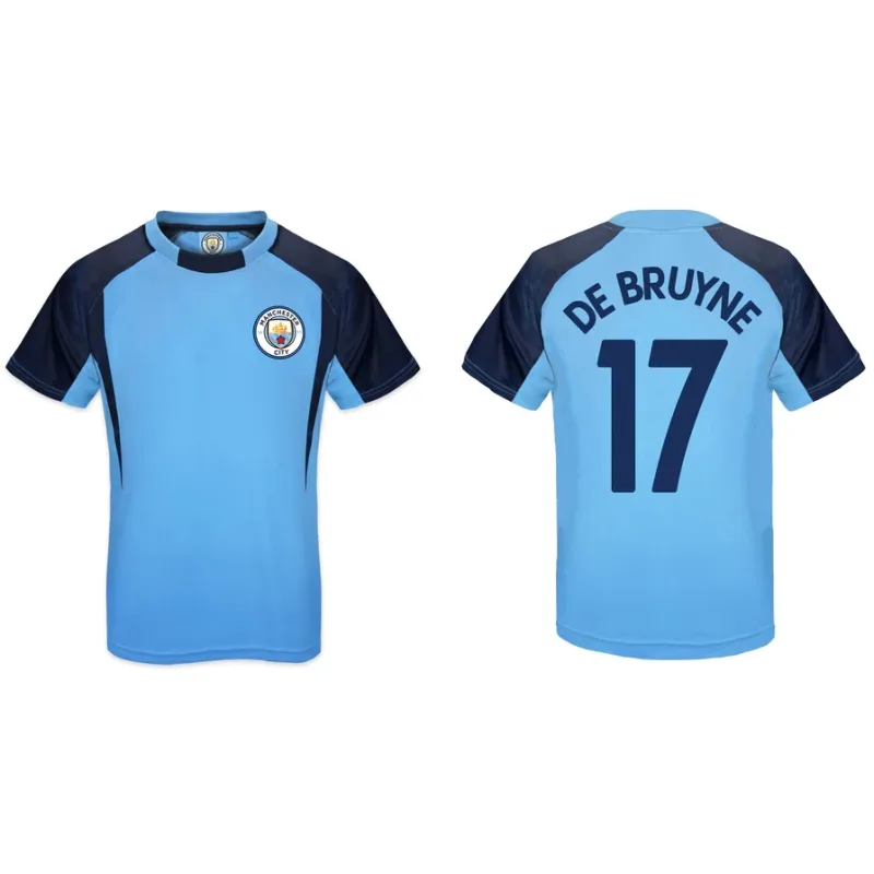 Manchester City Kevin DE BRUYNE tréningové tričko modré detské - SKLADOM