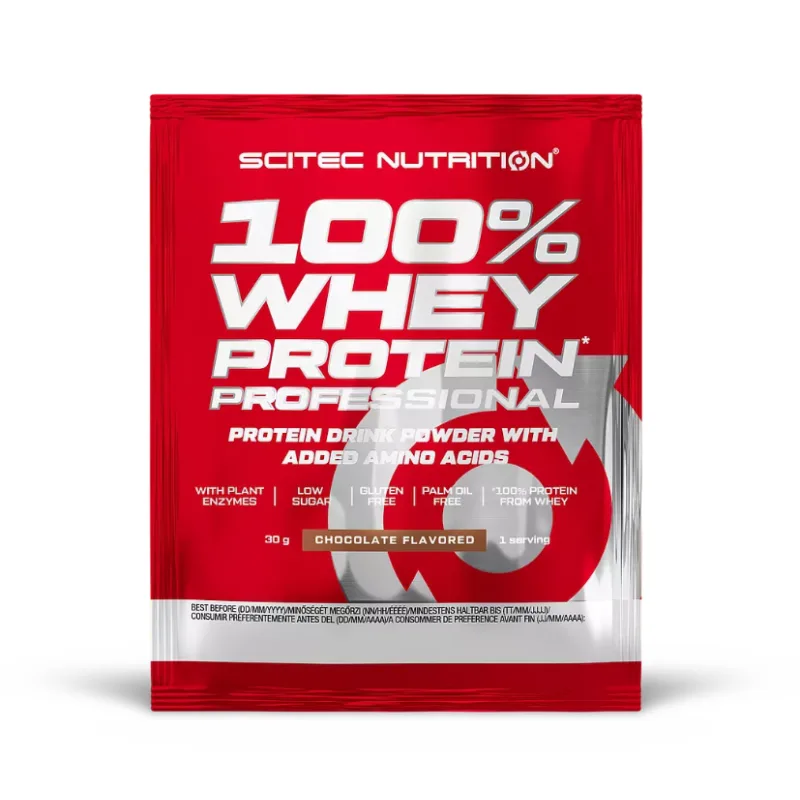 100% Whey Protein Professional 30 g - Scitec Nutrition Príchuť: Banán