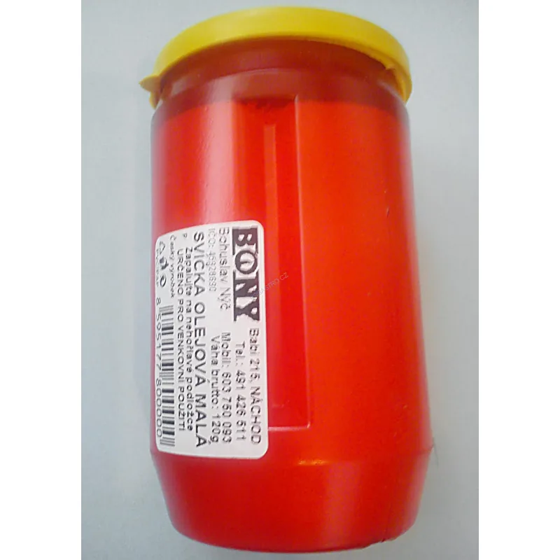 Olejová svíčka 120 g výška 9 cm [1 ks] (BHOL120) . CH6C