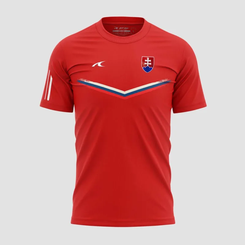 Slovensko Slovakia tričko červené pánske