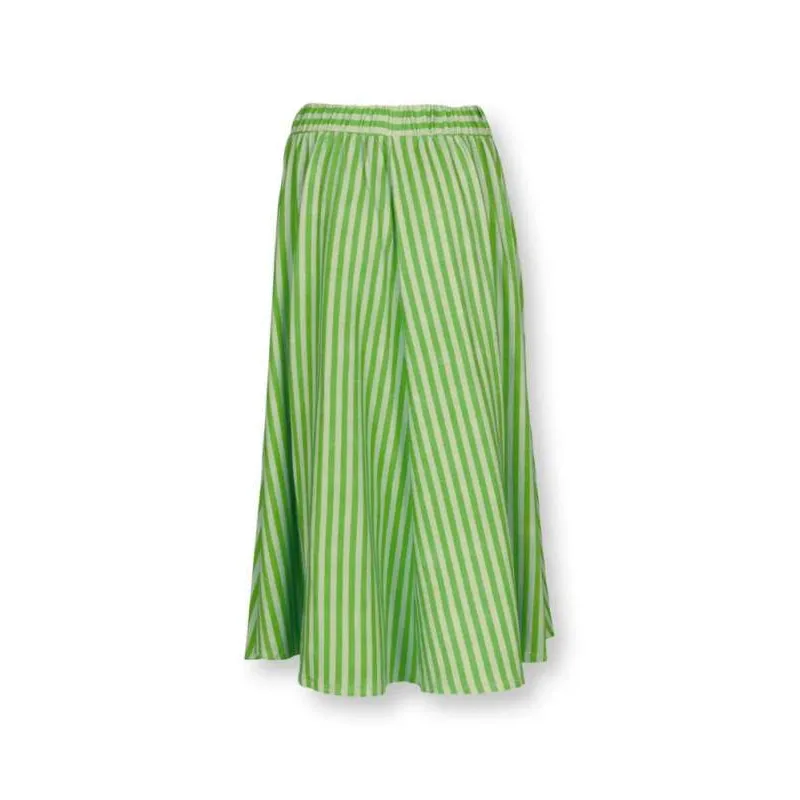 Pip Studio Solange Sukně Sumo Stripe, zelená