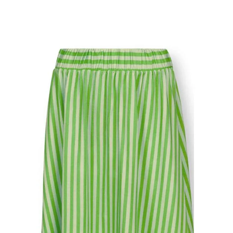 Pip Studio Solange Sukně Sumo Stripe, zelená