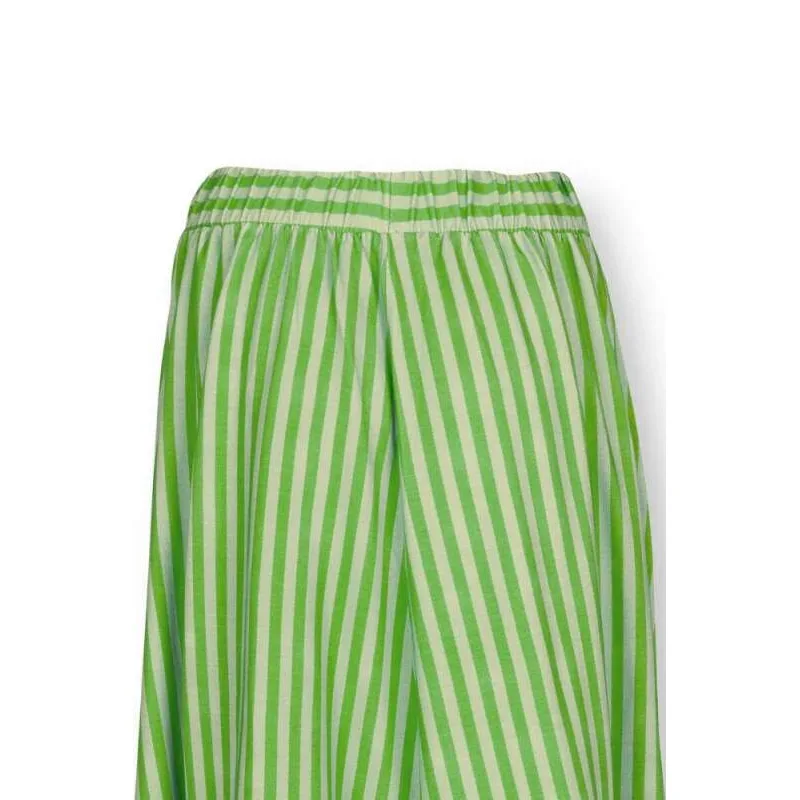 Pip Studio Solange Sukně Sumo Stripe, zelená