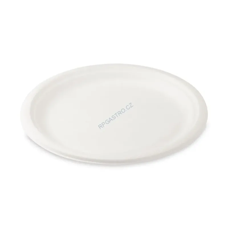 Talíř kulatý BIO cukrová třtina Ø 26 cm [50 ks] (41026-3C)