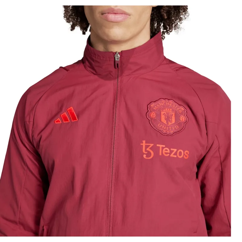 Adidas Manchester United bunda červená pánska - SKLADOM