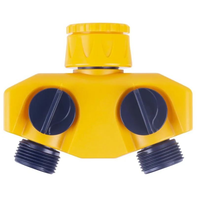 Rozbočovač DY8003, 2-way spojka, záhradný, s ventilmi