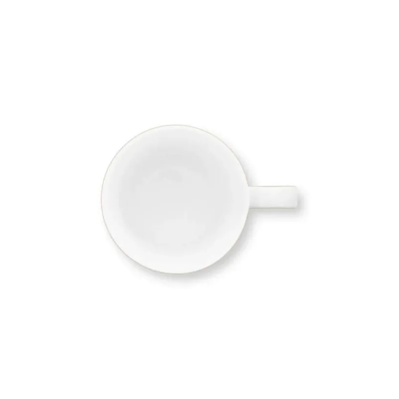 Pip Studio Love Birds Stripes hrnek 165ml, zelený