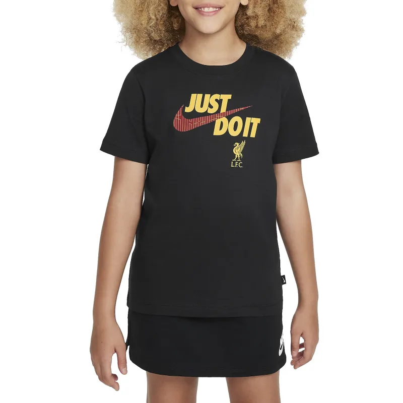 Nike Liverpool FC tričko čierne detské