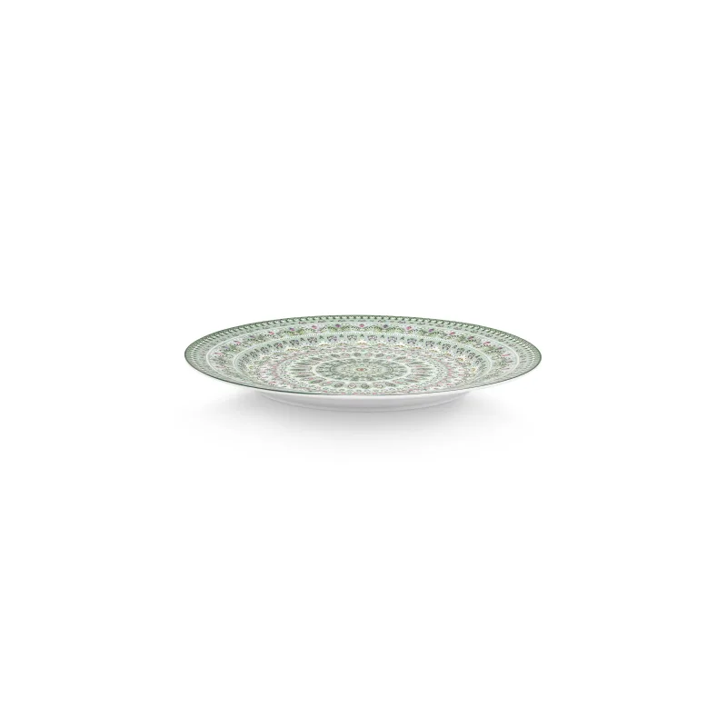 Pip Studio Lily & Lotus talíř Ø32cm, zelený