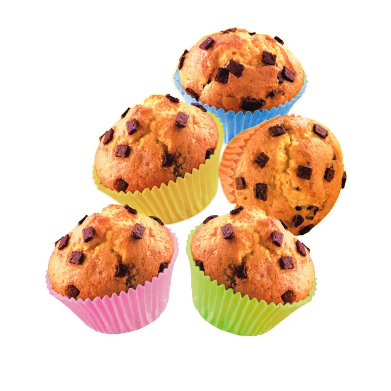 Cukrářské košíčky na muffiny barevné (mix) Ø 50 x 30 mm [100 ks] (65551 - 4A)