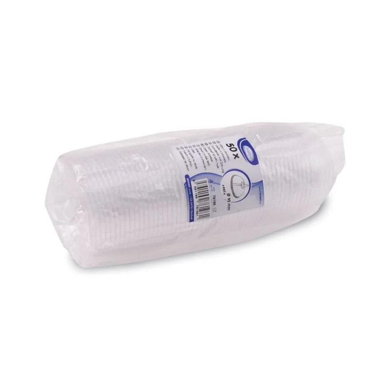 Víčko vypouklé s otvorem pro PET kelímky Ø 95 mm [50 ks] (76196 - E64)