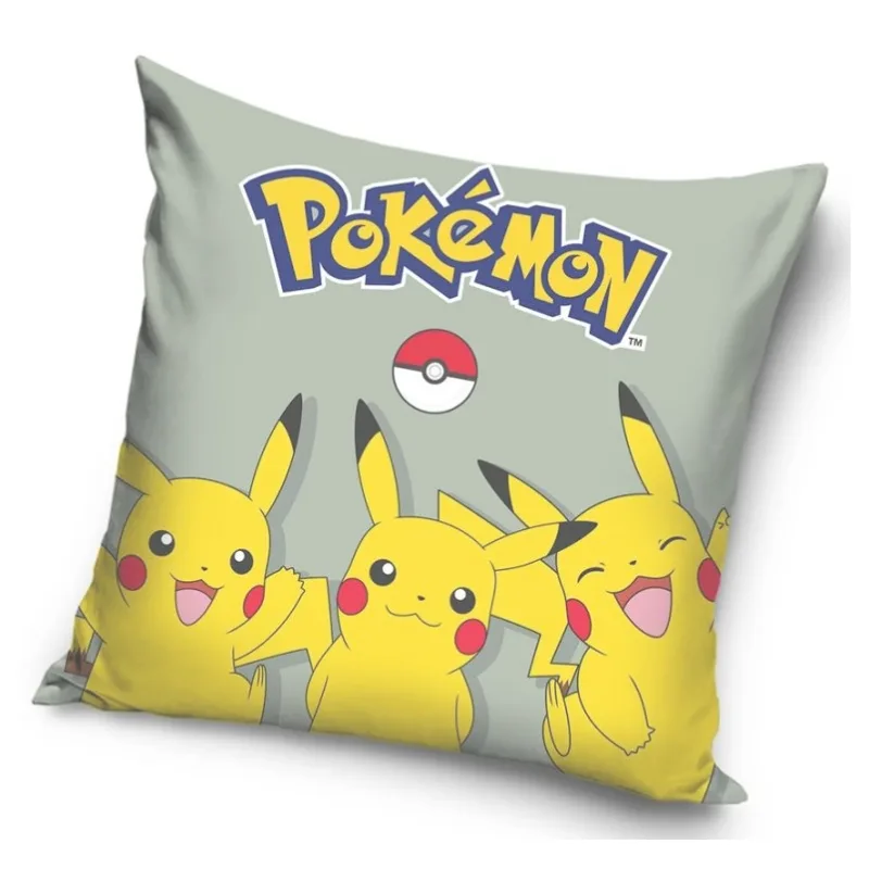 Detský vankúšik Pokémon Pika Pika Pikachu 40x40 cm