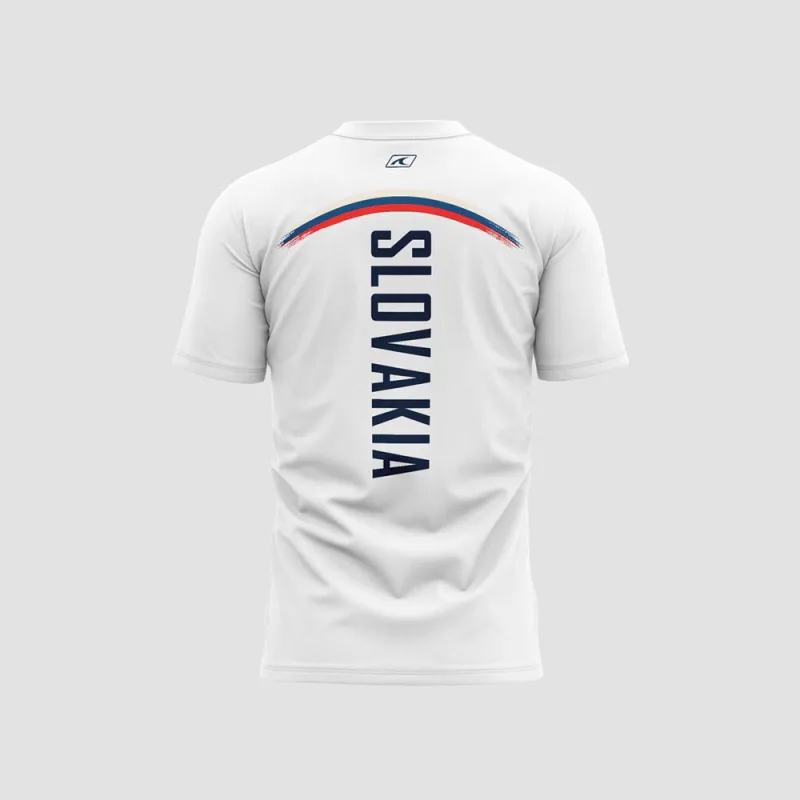 Slovensko Slovakia tričko biele detské