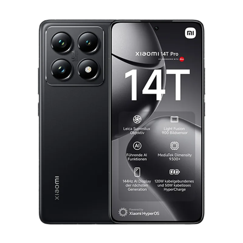 Xiaomi 14T Pro | 5G | Dual Sim | 12GB RAM | 512GB | Čierna - Black