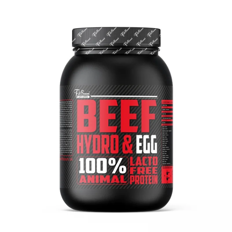 BEEF HYDRO & EGG 1000 g - FitBoom Príchuť: Karamel