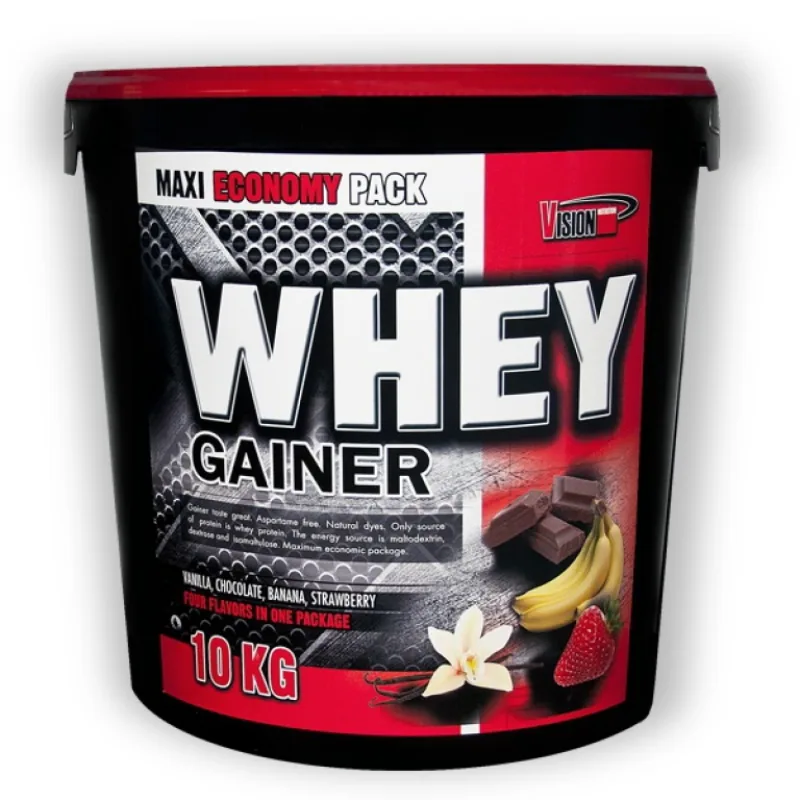 Whey Gainer 2250 g - Vision Nutrition Príchuť: Lieskový oriešok