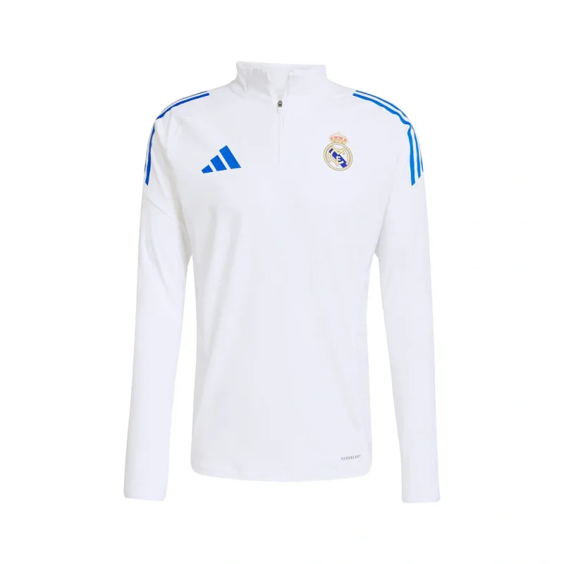 Adidas Real Madrid tréningová mikina biela pánska 2025-2026