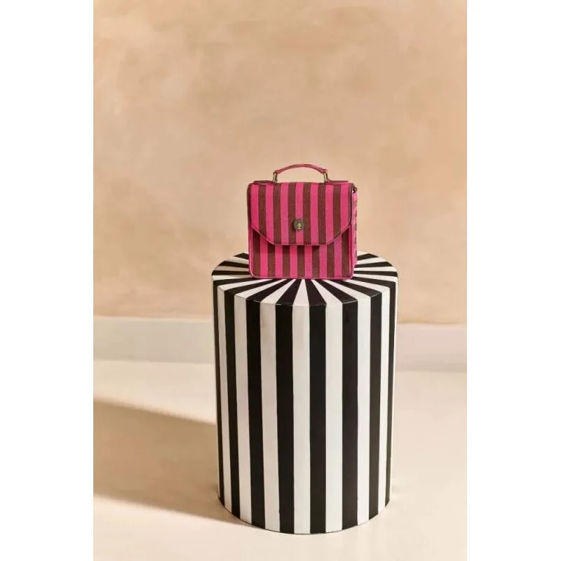 Pip Studio Frances Stripe Cross Body kabelka, růžová