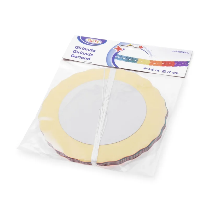 Papírová girlanda 6 m (Ø 17 cm) [1 ks] (66808)