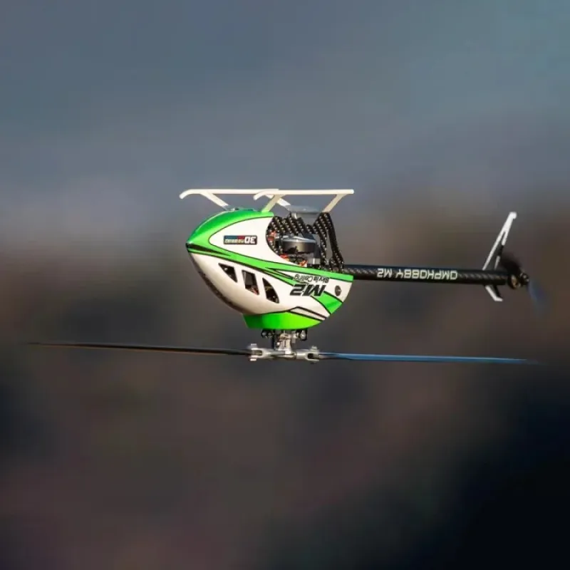 OMP 3D vrtulník M2 V3 Sport Heli-BNF Zelená