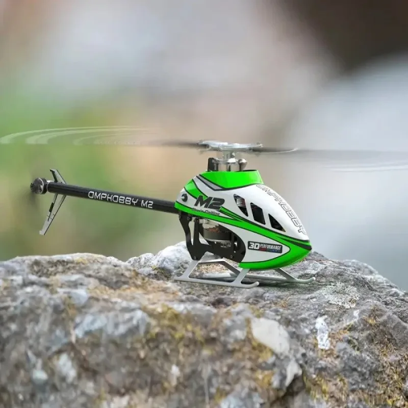 OMP 3D vrtulník M2 V3 Sport Heli-BNF Zelená