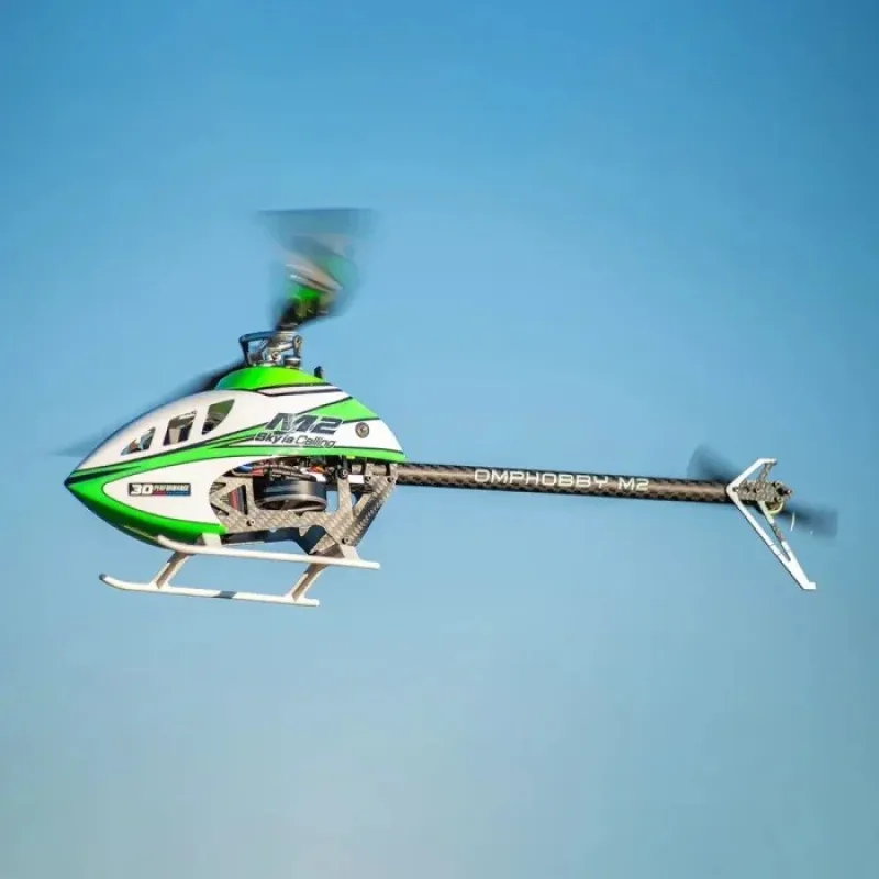 OMP 3D vrtulník M2 V3 Sport Heli-BNF Zelená
