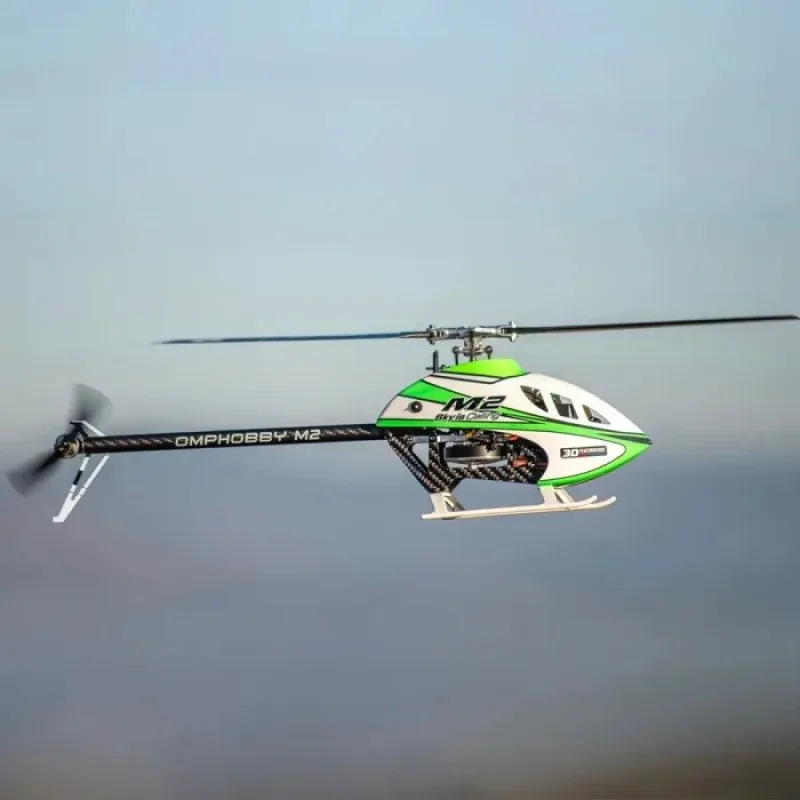 OMP 3D vrtulník M2 V3 Sport Heli-BNF Zelená